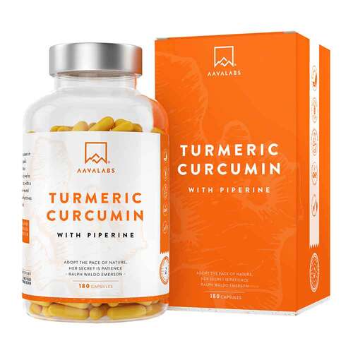 Aavalabs Curcumin + Piperin vegan Kapseln - 1