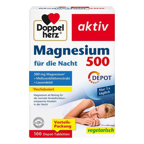 Doppelherz Magnesium 500 Nacht Tabletten - 1