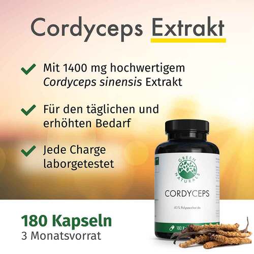 Green Naturals Cordyceps sinensis Kapseln - 2