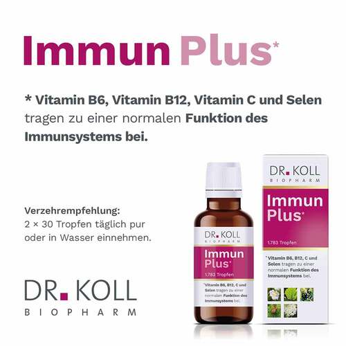 Immun Plus Dr. Koll Gemmo Komplex Vit.B6 B12 Selen - 2