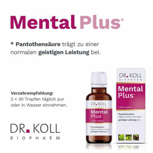 Mental Plus Dr. Koll Gemmo Komplex Pantothens&auml;ure - 2