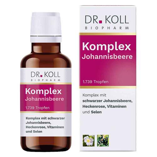 Komplex Johannisbeere Dr. Koll Gemmo Heckenrose Tropfen - 1