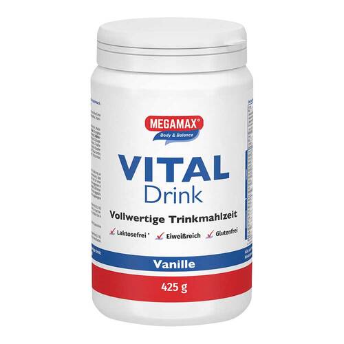 Megamax Vital Drink Vanille Pulver - 1