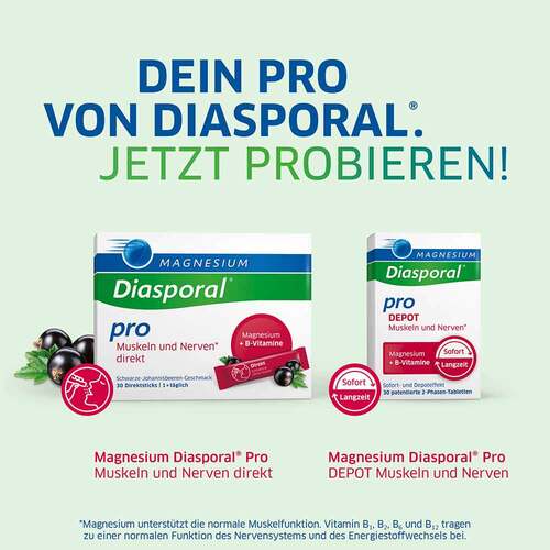 Magnesium Diasporal pro B-Vitamin-Komplex Depot Muskel + Nerven Tabletten - 6
