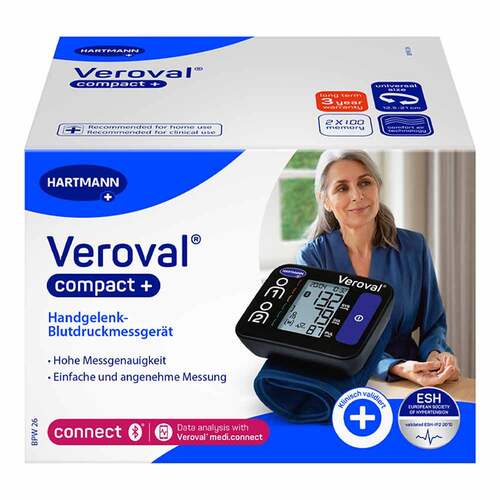 Veroval® compact + Handgelenk-Blutdruckmessger&auml;t - 1