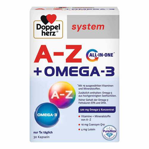 Doppelherz A-Z + Omega-3 all-in-one system Kapseln - 1