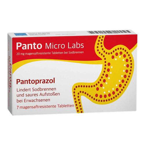 Panto Micro Labs 20 mg magensaftresistent Tabletten bei Sodbrennen - 1