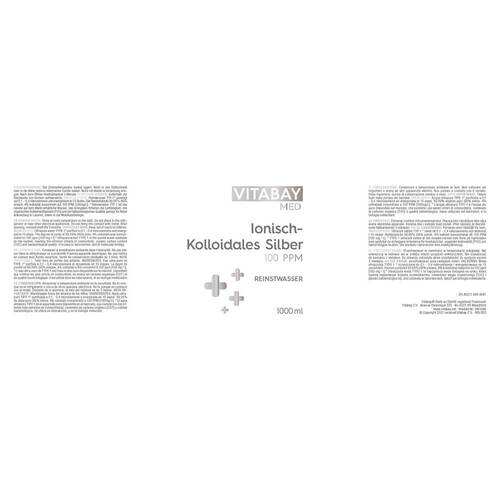 Kolloidales Silber 100 Ppm Reinheitsstufe 99,99% - 2