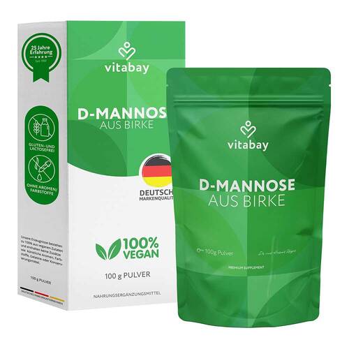 D-Mannose Pulver aus Birke vegan Di&auml;tetikum - 1