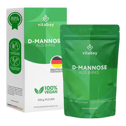 D-Mannose Pulver aus Birke vegan Di&auml;tetikum - 1
