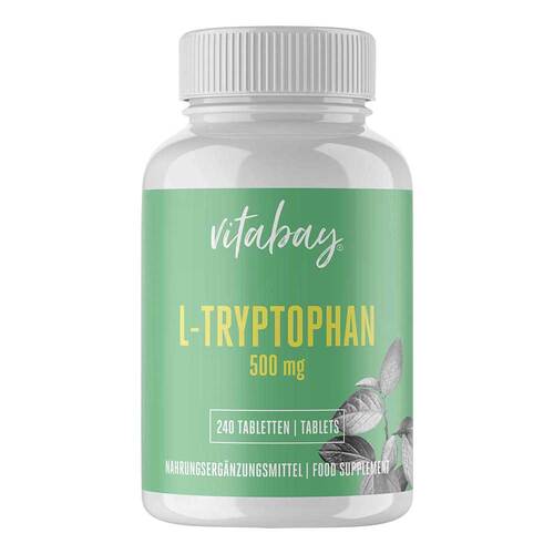L-Tryptophan 500 mg Aminos&auml;ure vegan Tabletten - 1