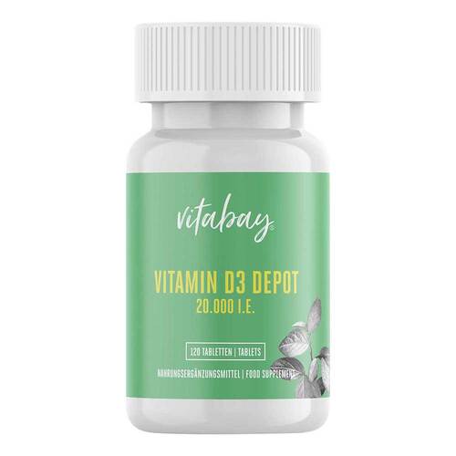 Vitamin D3 Depot 20.000 I.E. Cholecalciferol Tabletten  - 1