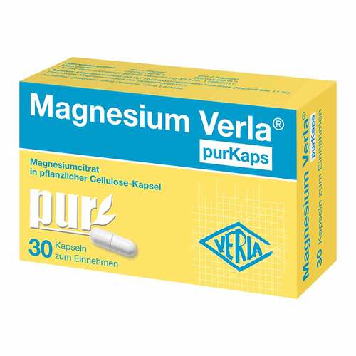 Magnesium Verla Purkaps vegane Kapseln zum Einnehmen - 1