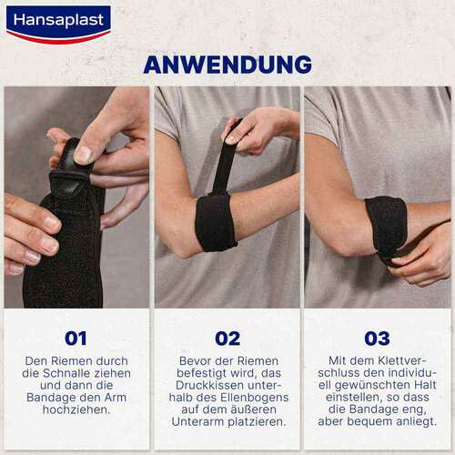 Hansaplast Tennisellenbogen-Bandage verstellbar - 5