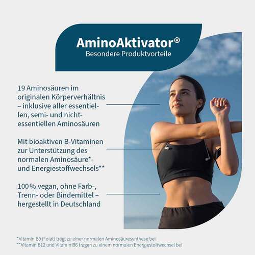 Aminoaktivator Aminos&auml;uren + Vit.B6 + B9 + B12 vegan Kps - 2