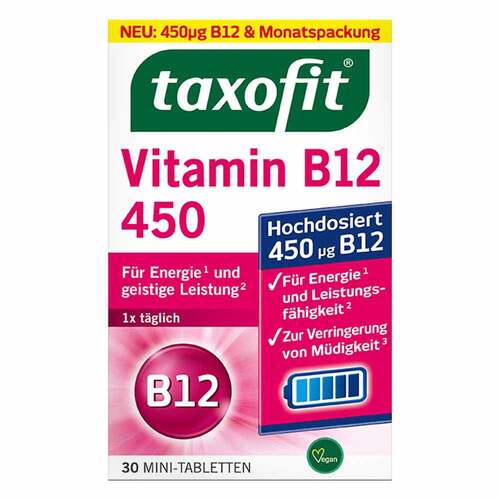 Taxofit Vitamin B12 450 µg Tabletten - 1