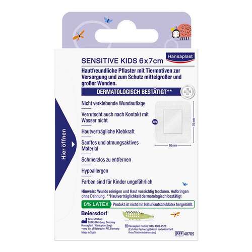 Hansaplast Kids Pflasterstrips sensitive 6x7 cm - 2