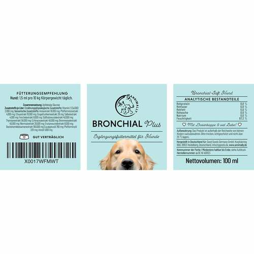 Bronchial Plus Atemwegsmischung Saft f&uuml;r Hunde - 7