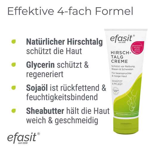 Efasit Hirschtalg Creme - 5