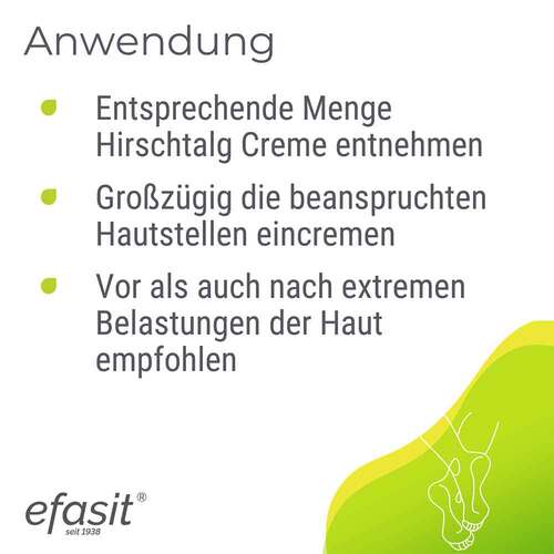 Efasit Hirschtalg Creme - 6