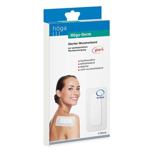 H&ouml;ga-Derm steriles Pflaster 100x200 mm - 1