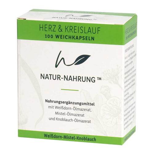 Natur-Nahrung Herz &amp; Kreislauf Wei&szlig;d. + Mistel + Knobl - 1