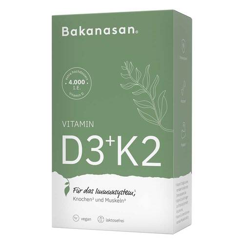 Bakanasan Vitamin D3 + K2 Kapseln - 1