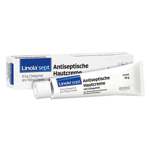 Linola sept Antiseptische Hautcreme mit Clioquinol - 1