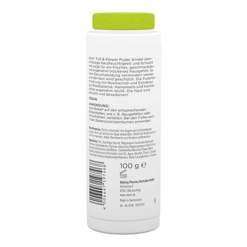 Efasit Fu&szlig; &amp; K&ouml;rper Puder - 4