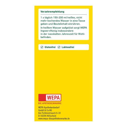 Wepa Ingwer + Honig + Vitamin C Pulver - 3