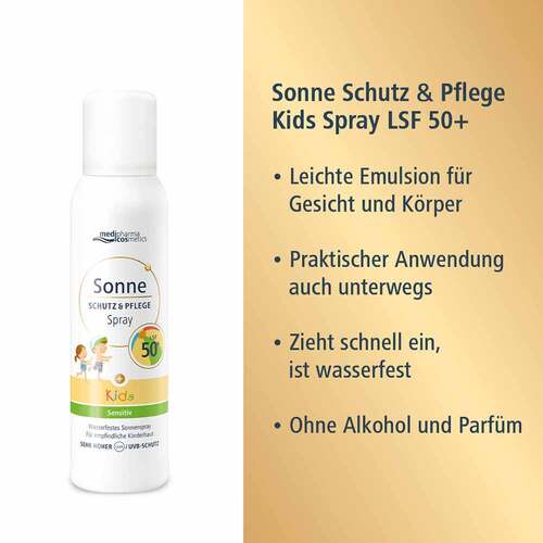 Sonne Schutz &amp; Pflege Spray Kids LSF 50 +  - 4