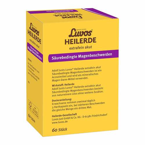 Luvos Heilerde extrafein akut S&auml;urebedingte Magenbeschwerden Kapseln  - 2