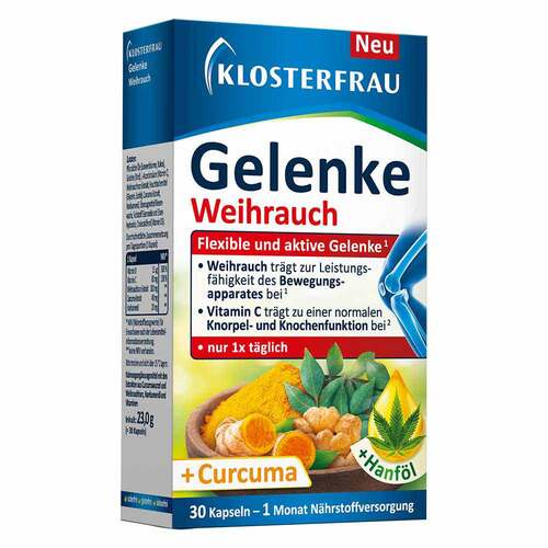 Klosterfrau Gelenke Weihrauch Weichkapseln - 1