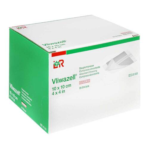 Vliwazell Saugkompressen steril 10x10 cm - 1