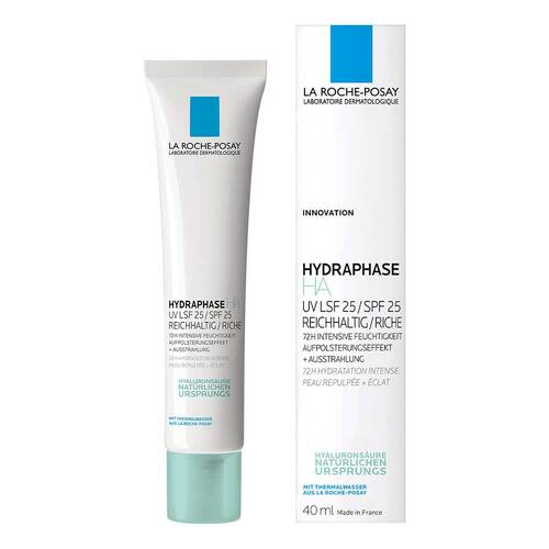 La Roche Posay Hydraphase HA UV Creme reichhaltig LSF 25 - 1