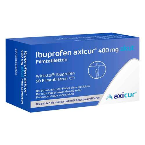 Ibuprofen axicur® 400 mg akut Filmtabletten - 1