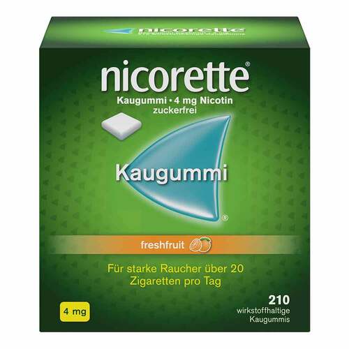 nicorette® Kaugummi freshfruit, 4 mg Nikotin - 1