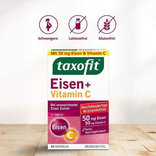 taxofit Eisen + Vitamin C Kapseln - 6