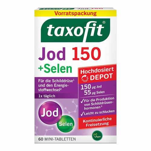 Taxofit Jod 150 + Selen Tabletten - 1