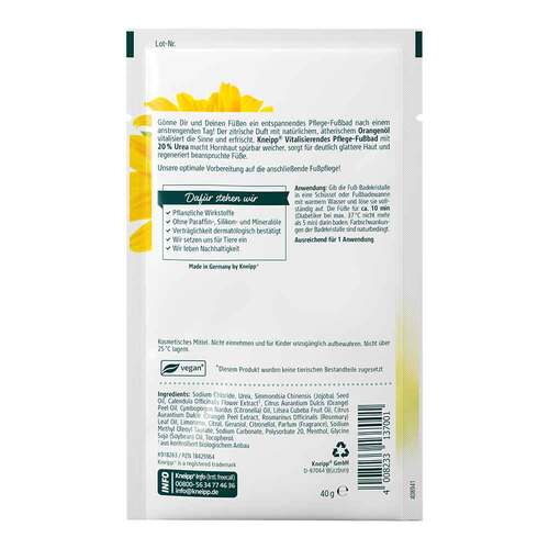 Kneipp vitalisierendes Pflege-Fu&szlig;bad - 2