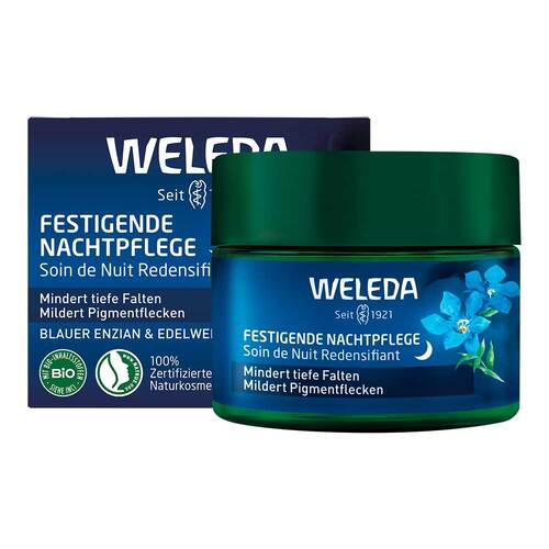 Weleda festigende Nachtpflege blauer Enzian &amp; Edelweiss - 1