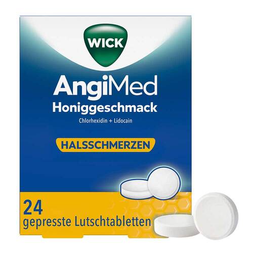 WICK Angimed Honiggeschmack 5 mg / 1 mg Lutschtabletten  - 1