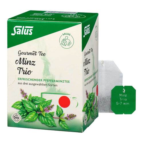 Minz Trio Gourmet Tee Bio Salus Filterbeutel - 1