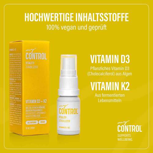 MY Control Vitality Vitamin D3 + K2 Spray - 2