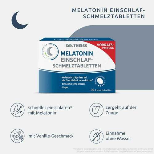 Dr. Theiss Melatonin Einschlaf-Schmelztabletten - 2