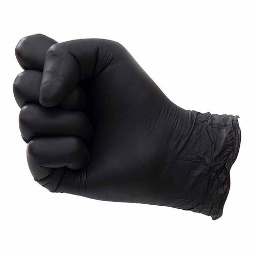 Domotherm Untersuchungshandschuhe Nitril unste.pf L schwarz - 2