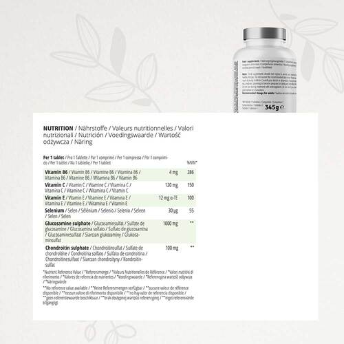 Cyb Knochen &amp; Knorpel Komplex Selen + Vit.B6 + C Tabletten  - 2