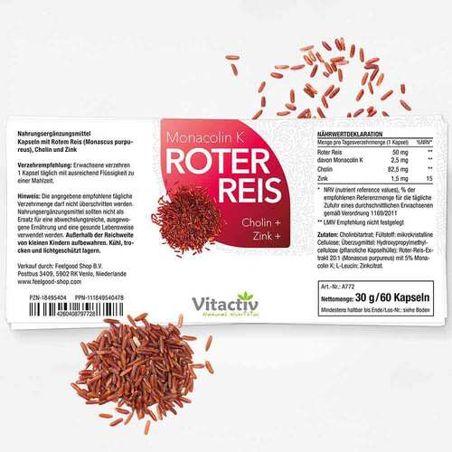 Vitactiv roter Reis Monacolin K Kapseln - 2