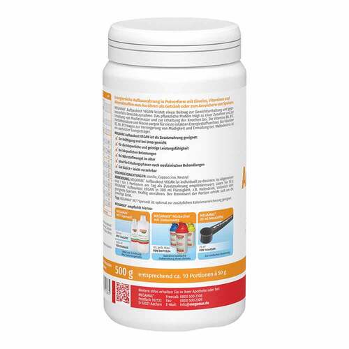 Aufbaukost vegan Neutral Megamax Pulver - 3