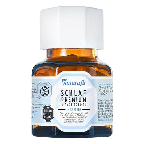 Naturafit Schlaf Premium 8-fach Formel Kapseln - 1